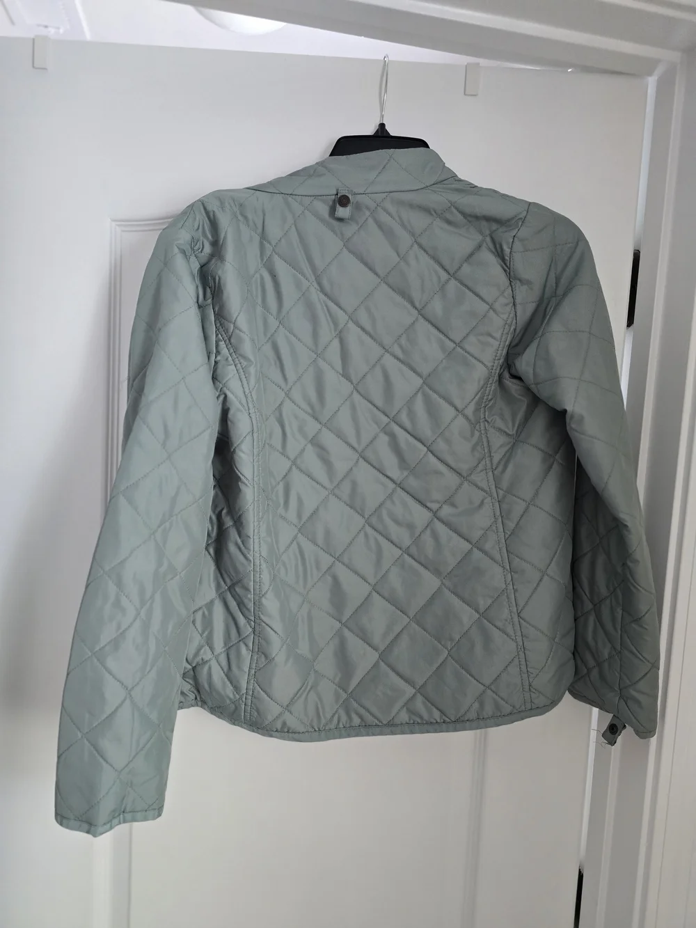 GAP Kids Sage Green Hooded Field Jacket with Faux-Fur Trim